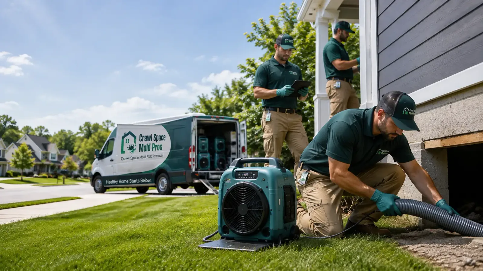 Crawl Space Mold Removal in Glenside, PA